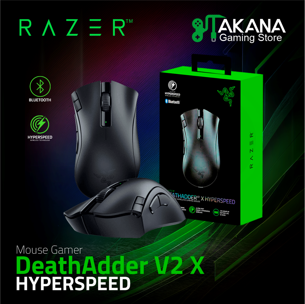 Mouse Razer Deathadder V2 X Wireless Hyperspeed Black (PN: RZ01-04130100-R3U1)