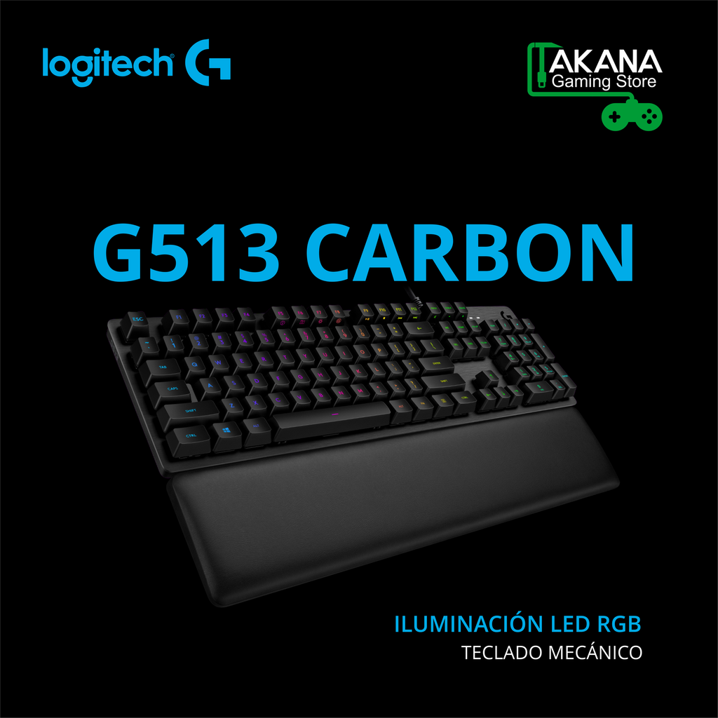 Teclado Logitech G513 Carbon Lightsync