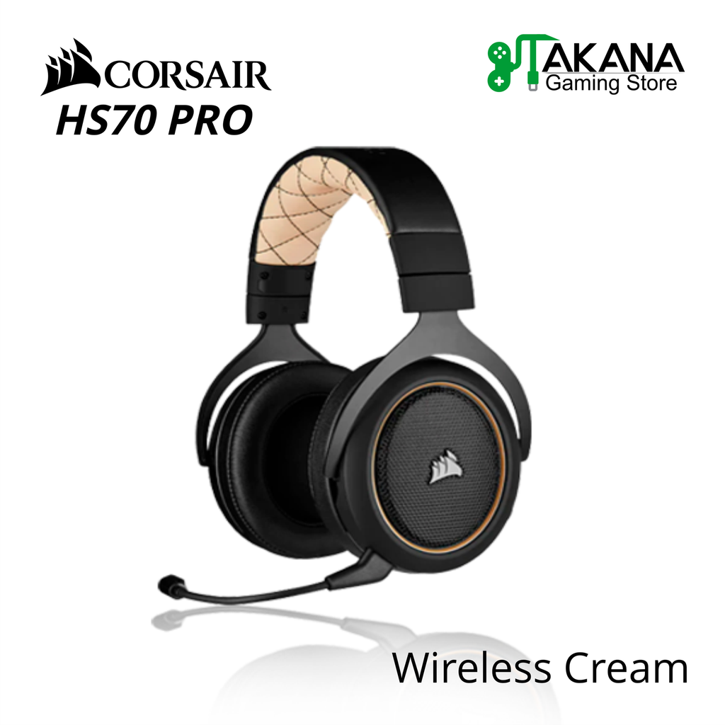 Auricular Corsair HS70 Pro Wireless Cream