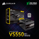 Fuente Corsair VS550 550Watt 80Plus White