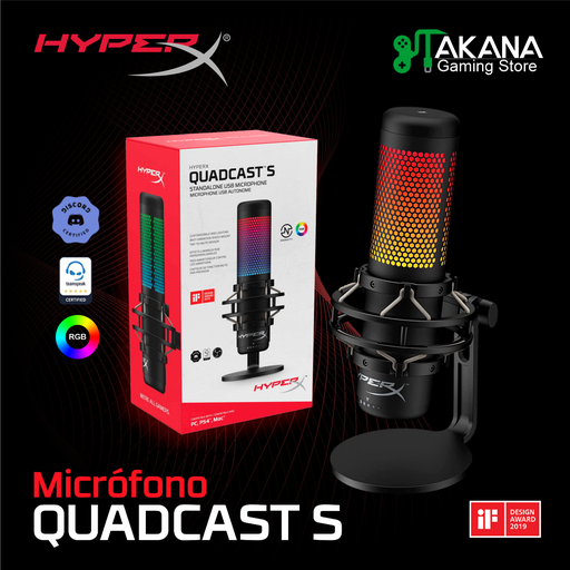 Micrófono Hyperx QUADCAST S