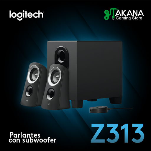 Parlante Logitech Z313 2.1 25W Black