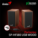 Parlante Genius SP-HF180 USB Wood