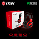 Auricular MSI DS501 Black/Red