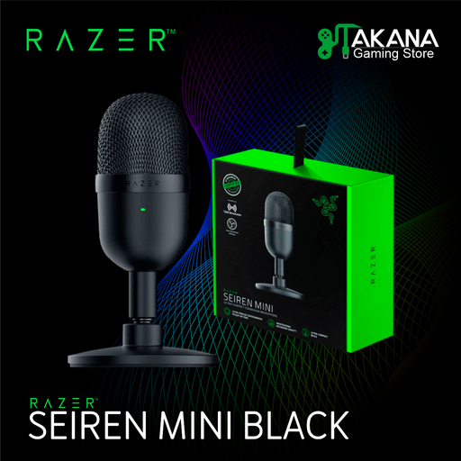 Micrófono Razer Seiren Mini USB Streaming Black