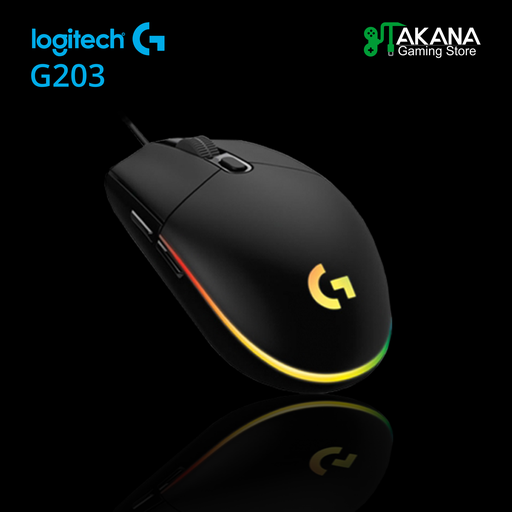 Mouse Logitech G203 Ligthsync Black