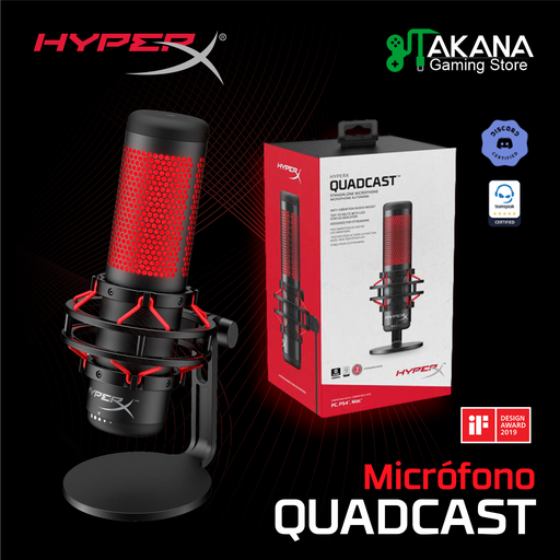 Micrófono HyperX QUADCAST