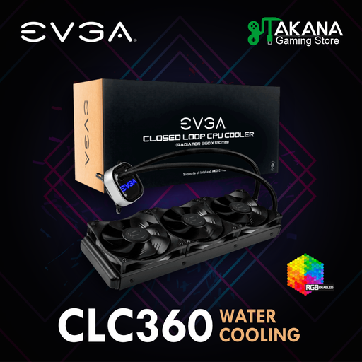 Sistema de Enfriamiento Liquido EVGA CLC360RGB (400-HY-CL36-V1)